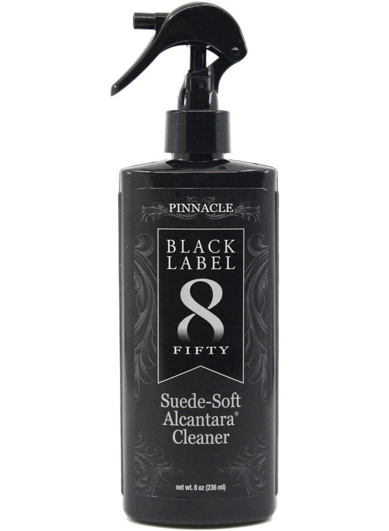 منظف سويد أسود من بيناكل بلاك ليبل - ألكانترا® الناعم (8 أونصات): رعاية متميزة للأسطح الدقيقة والسويد - يزيل البقع بلطف، وينعش، ويعطر - آمن لجميع الأقمشة الداخلية