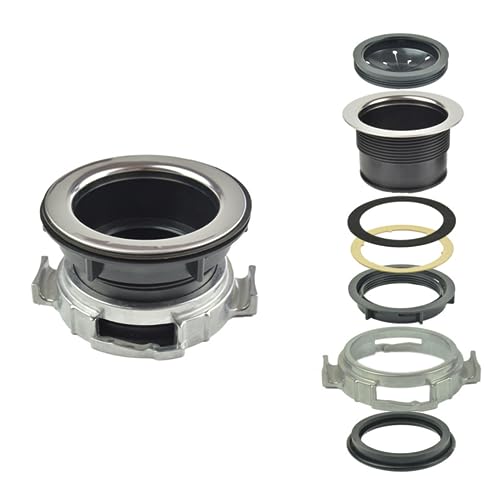 Anglepingping Garbage Disposal Mount Sink Flange Kit and Stopper for Waste King, Garbage Disposal Drain Assembly Kit, Rubber Flange and Drain Lock Nut for Waste King, Whirlaway Parts (114mm) Model : 1030 - Image 1