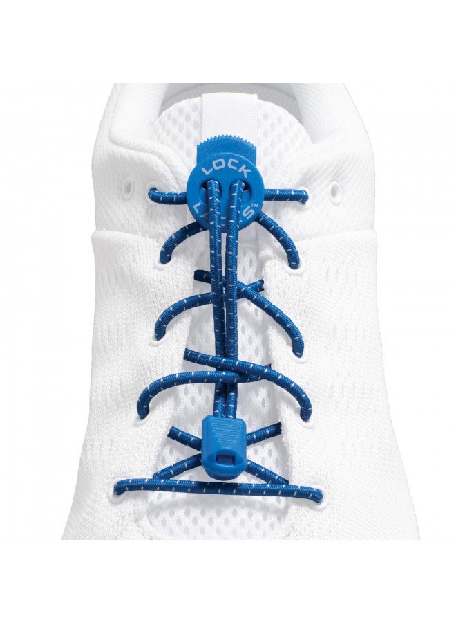 Lock Laces (Elastic No Tie Shoe Laces (Pack of 3) (Black-Green-Blue) - Image 3