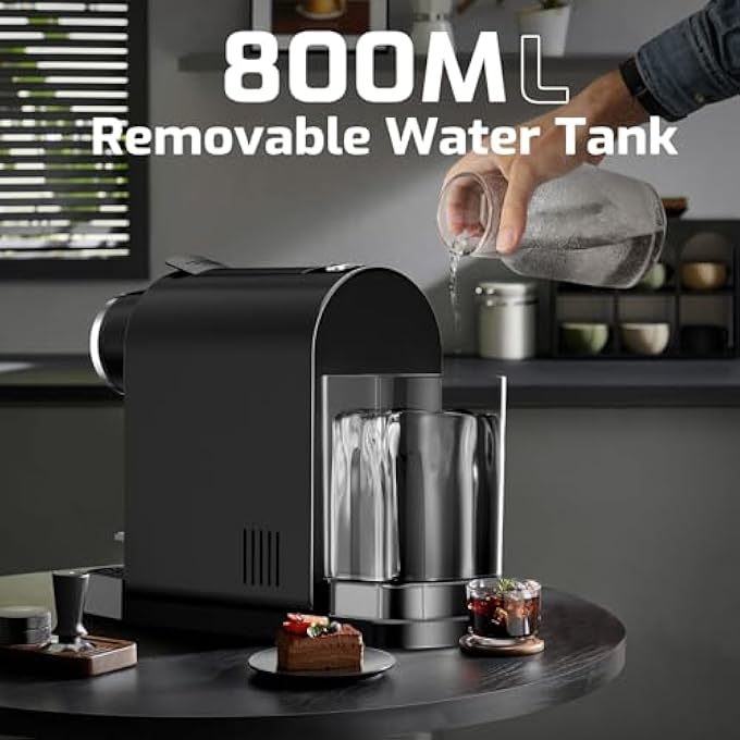 CONOYAR Capsule Coffee Machine Compatible With Nespresso Original Coffee Maker Machine With 2 Brew Sizes 19Bar Espresso Machine With 800Ml Detachable Water Tank Easy Brew Latte Cappuccino And More - Image 5