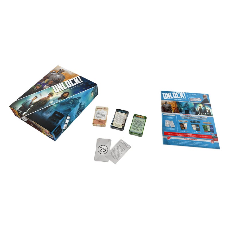 Asmodee Unlock! Game Adventures Card Game - Escape Room-Inspired Cooperative Adventure, Fun Family Game for Kids and Adults, Ages 10+, 1-6 Players, 1 Hour Playtime, Made by Space Cowboys - Image 3