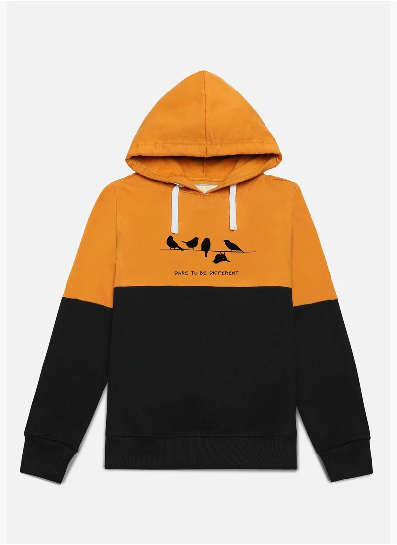 Instafab Color Block Hoodie