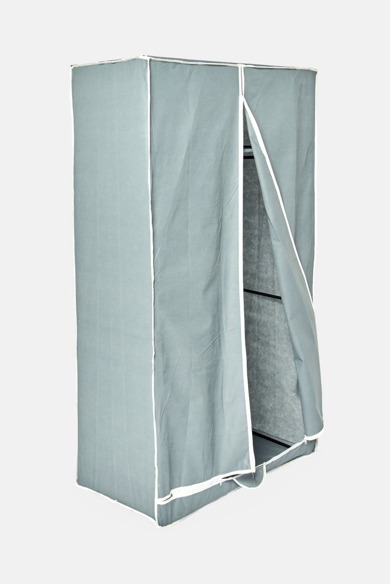 YOTO Covered Wardrobe, Grey  - Image 2