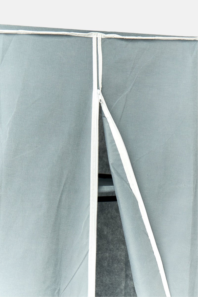 YOTO Covered Wardrobe, Grey  - Image 3