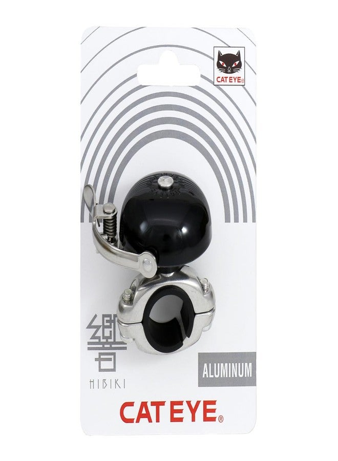 CATEYE OH-2300A Hibiki Bell – Classic Style Brass Bike Bell with Aluminum Bolt-on Design, Fits 22.2 mm or 25.4 mm Handlebars, Road, Hybrid, Touring Style Bicycles (Black) - Image 2