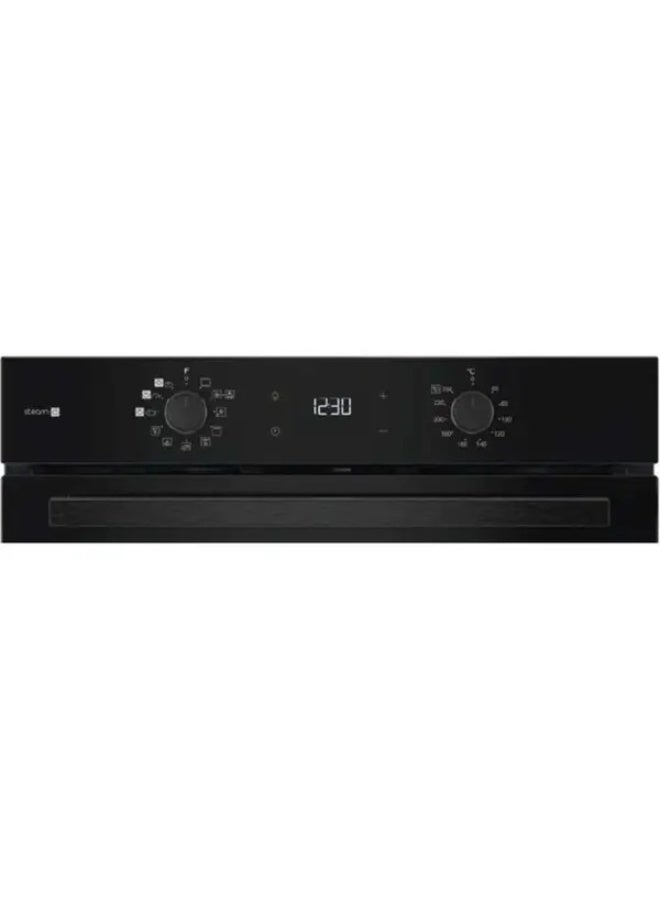 Ariston Built-In 60cm Electric Oven 71L, Multifunction Oven with Air Fry, Touch Control, Digital Display, Fast Preheat, A+ Energy Efficient, Made In Poland, Black - AO458HSUFB 71 L 2900 W AO458HSUFB Black - Image 2