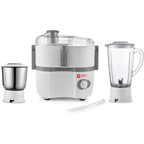 Orient Electric Aisha 2 jar 450 W Juicer Mixer Grinder (JMAS45G2/Grey & White) - Image 1