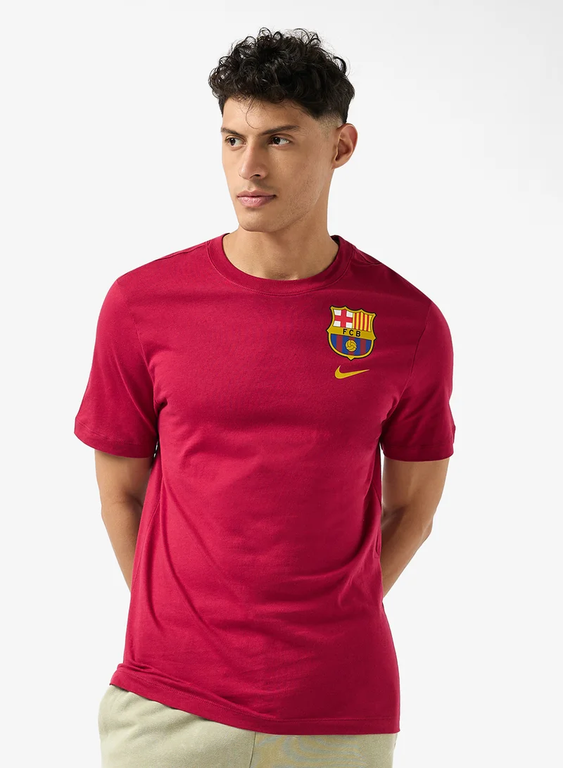 Nike Fc Barcelona Crest T-Shirt