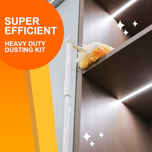 LANARP Duster Refills 50 Counts, 360° Heavy Duty Multi Surface Duster Refills for Cleaning, Compatible with Swiffer Dusters - Image 2