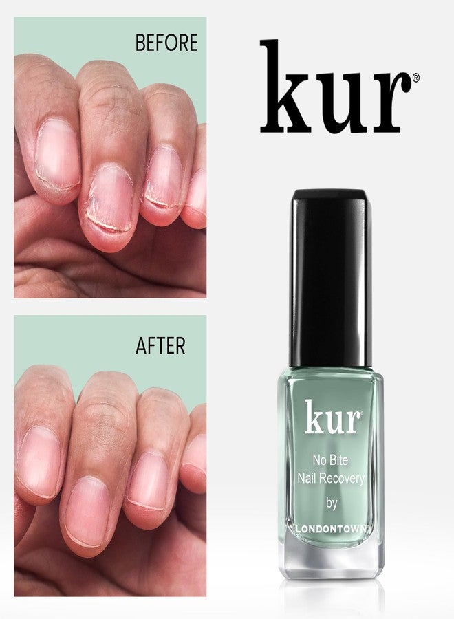 LONDONTOWN No Bite Nail Recovery - Nail Biting Thumb Sucking Deterrent - Bitter Non Toxic Nail Polish Treatment for Kids Adults - Fortified Strengthener and Growth Care Formula .40fl oz - Image 2