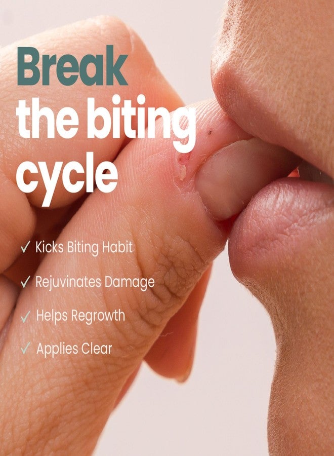 LONDONTOWN No Bite Nail Recovery - Nail Biting Thumb Sucking Deterrent - Bitter Non Toxic Nail Polish Treatment for Kids Adults - Fortified Strengthener and Growth Care Formula .40fl oz - Image 4