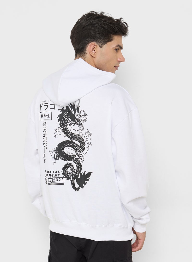 Seventy Five Oversized Basic Graphic Hoodie  - Image 1