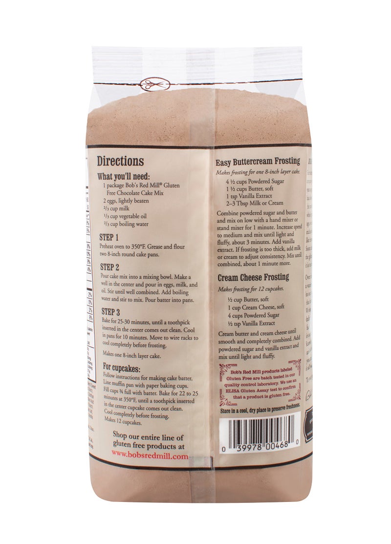 Bob's Red Mill Gluten Free Chocolate Cake Mix, 16 ounce (Pack of 4) - Image 3