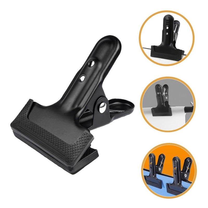 4pcs Heavy Duty Backdrop Clamps For Photography Background Grip Black - Image 4