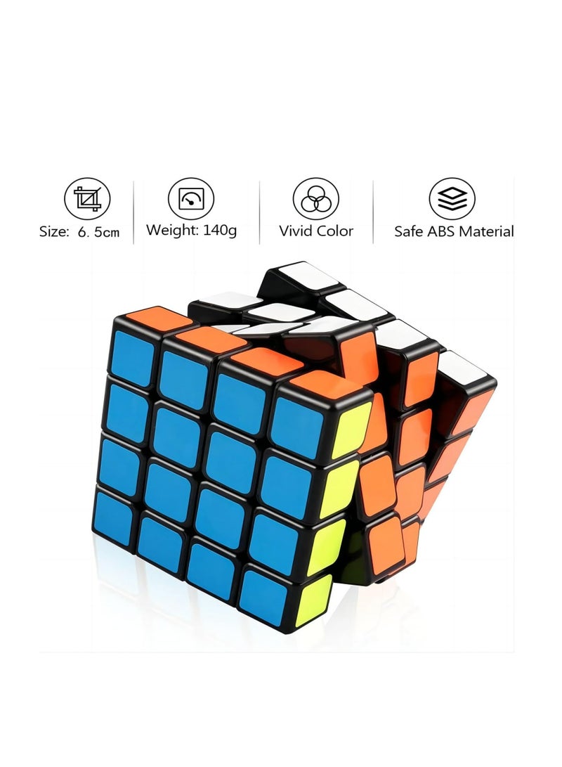 Loquat 4x4 Speed Cube Puzzle 3D Cube for Brain Training Entertainment Relieving Stress for Children Kids Adult - Image 3