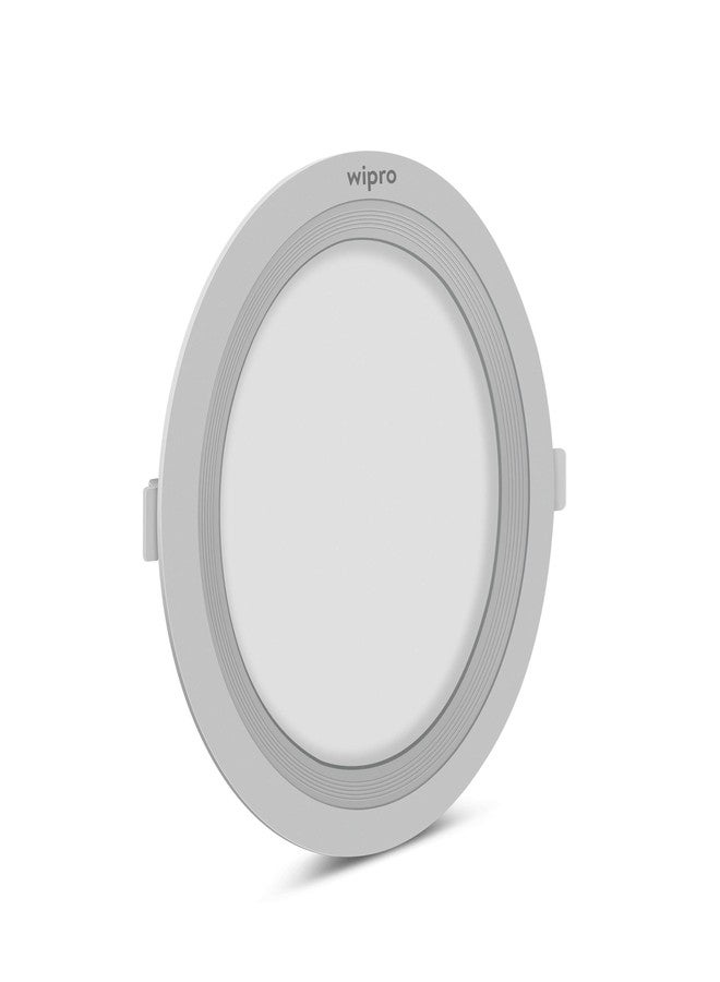 ويبرو مصباح Wipro D711530 Garnet 15-Watt Wave Slim Panel Light (أبيض دافئ، أصفر، دائري) - Image 5