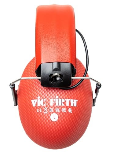 Vic Firth سماعات فيك فيرث بلوتوث للعزل، حمراء (VXHP0012) - Image 4
