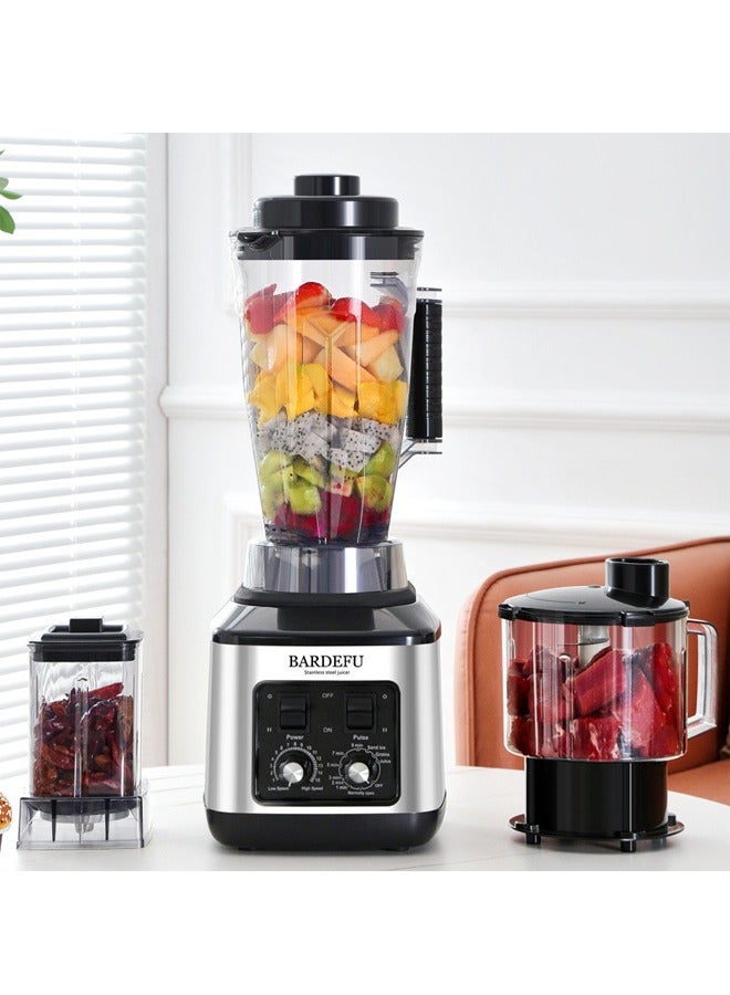 Bardefu 6-in-1 High-Performance Blender, Grinder, and Food Processor Set - Image 2