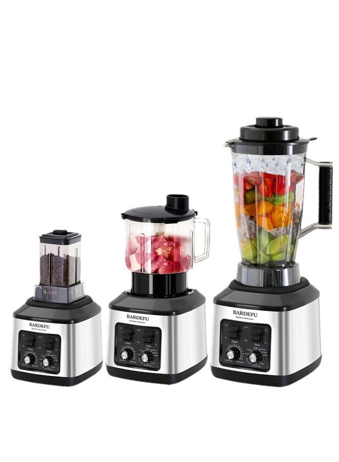 Bardefu 6-in-1 High-Performance Blender, Grinder, and Food Processor Set - Image 1