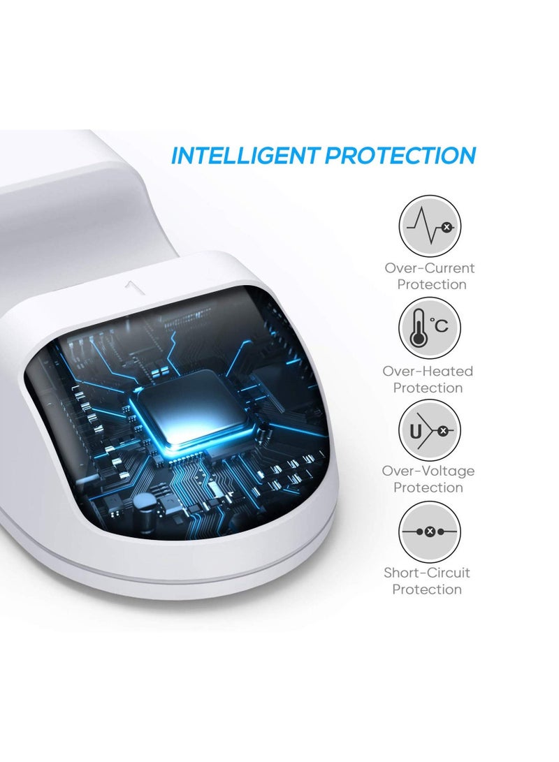 Controller Charger Station Feature with LED Light Indicators USB Cable Charging Dock Compatible with Playstation 5(PS5 2020) DualSense Wireless Controller - Image 4