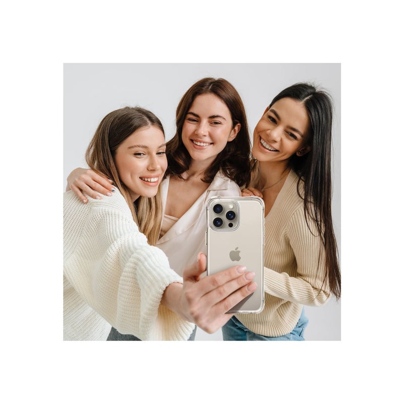 SOLARAE Clear Protective Case for iPhone 15 Pro, (Not Yellowing) Transparent Cover See-Through Protective Shell TPU Clear Protective Case Minimalist Transparent Case Minimalist Cover for iPhone 15 Pro 2023 - Image 5