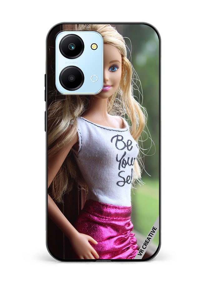 VR CREATIVE Protective Case Cover For Honor Play7T Barbie Doll Design Multicolour - Image 1