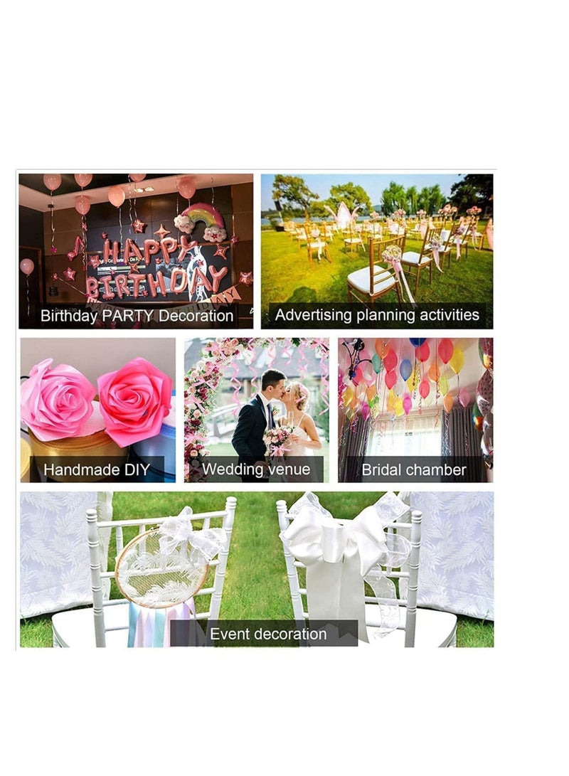 MARKQ Mocha Brown Satin Ribbon, 38mm x 25yd Fabric Polyester Ribbon for Gift Wrapping, Party Favors Wedding Decorations Bow Making Bouquets Sewing Projects & Craft Supplies - Image 5