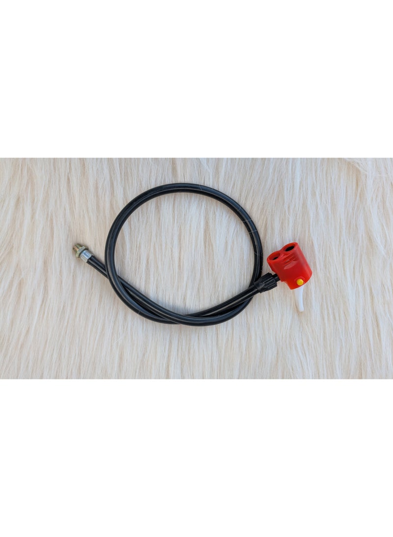 خرطوم منفاخ هواء من البلاستيك | بطرف تركيب معدني | بطول 67 سم - Image 5