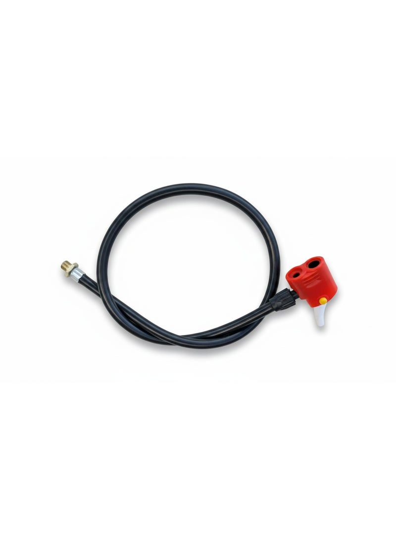 خرطوم منفاخ هواء من البلاستيك | بطرف تركيب معدني | بطول 67 سم - Image 1