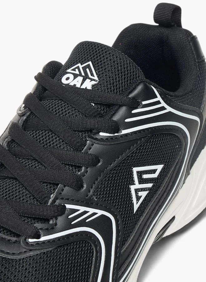 Oaklan by Shoexpress Women's Logo Detail Lace-Up Sports Shoes