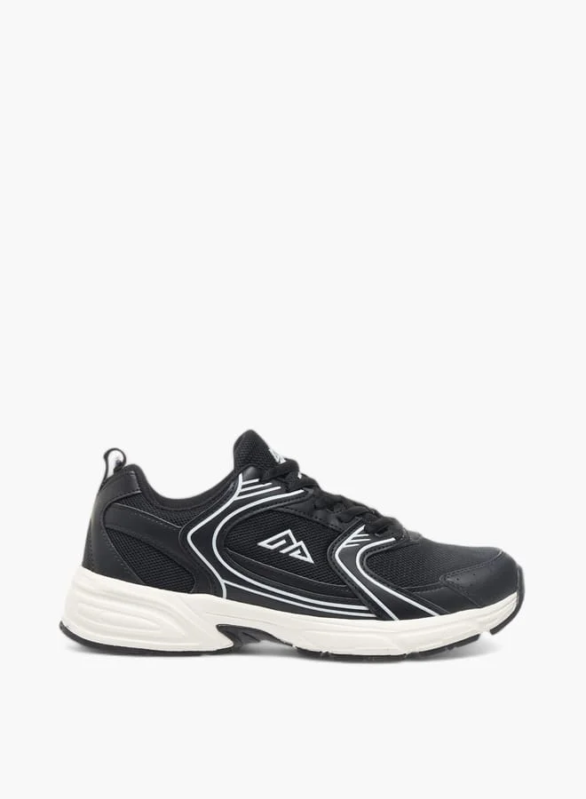 Oaklan by Shoexpress Women's Logo Detail Lace-Up Sports Shoes