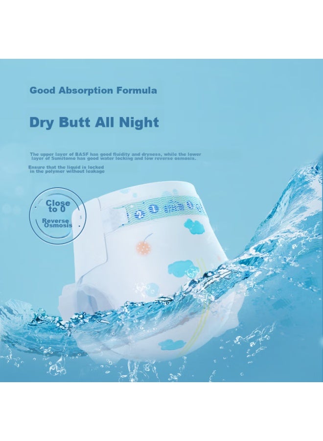 Suitsky Shubichi Breathable Thin Diapers, Size S, 46 Pieces , Newborn Diapers, Ultra-thin, Breathable, Small Size, Disposable Diapers - Image 3