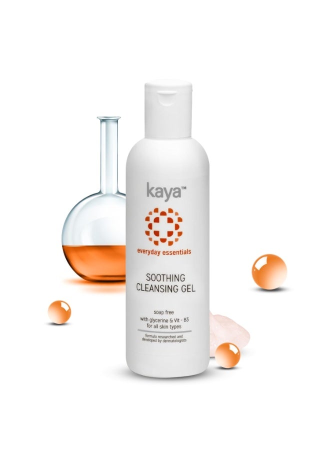 Kaya Clinic Soothing Face Cleanser | Gentle, Hydrating Daily Cleanser for Sensitive & Oily Skin | Dermatologist Developed | 22 Years Expertise | Mild, Soap-Free Formula | 200ml - Image 1