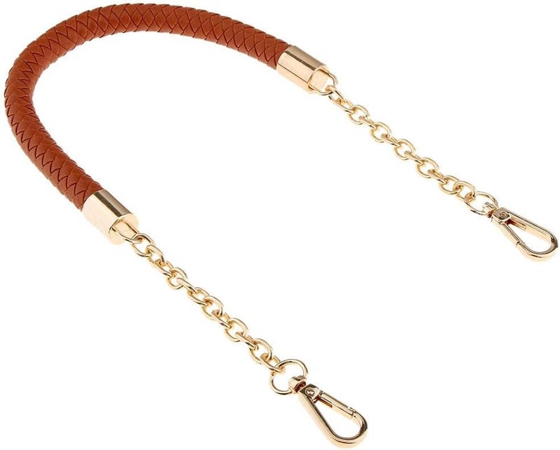 klarako Braided Leather Strap Handbag Clutch Crossbody Bag, Purse Handle Replacement 60cm, Brown, 60cm - Image 3