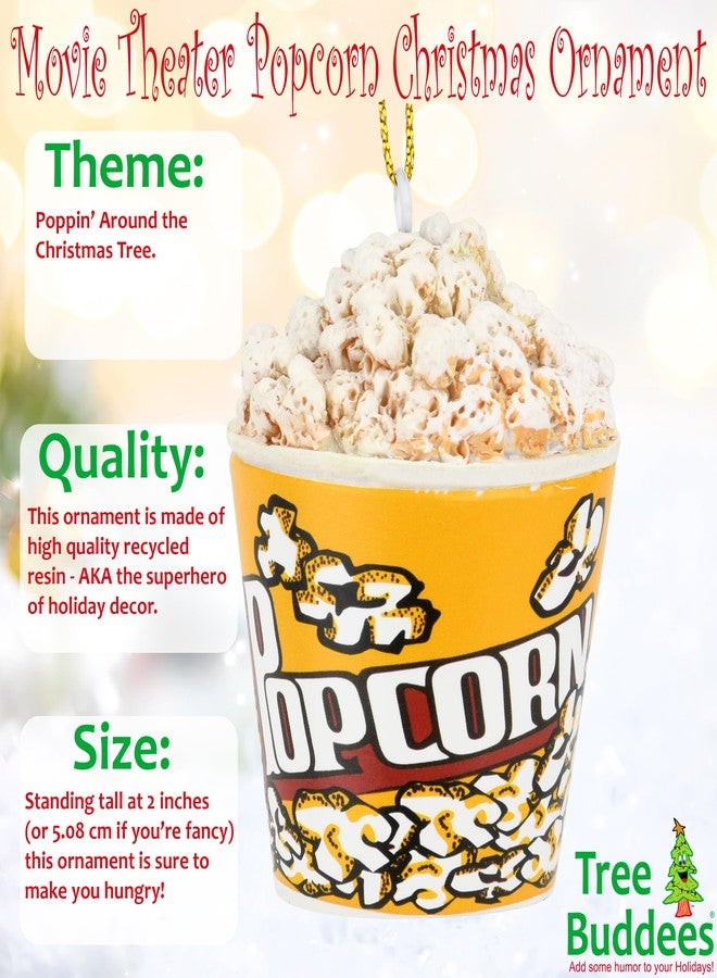 Tree Buddees Movie Theater Popcorn Food Christmas Ornament Decoration - Image 2