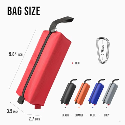 YOOFAN Tool Bags 5 Packs of Heavy Duty Tool Pouches with Zipper Made with 1680D Oxford Fabric and Waterproof Coating YUTPTH03 - Image 3