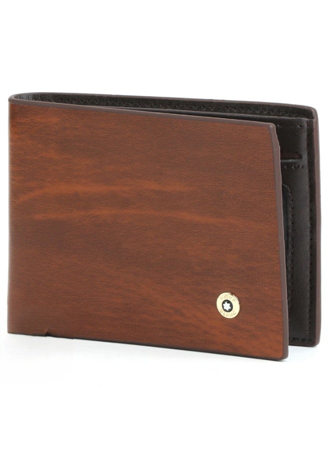 Montblanc Men’s brown Leather Wallet – Luxury Bifold with Multiple Card Slots & Premium Craftsmanship - Image 1