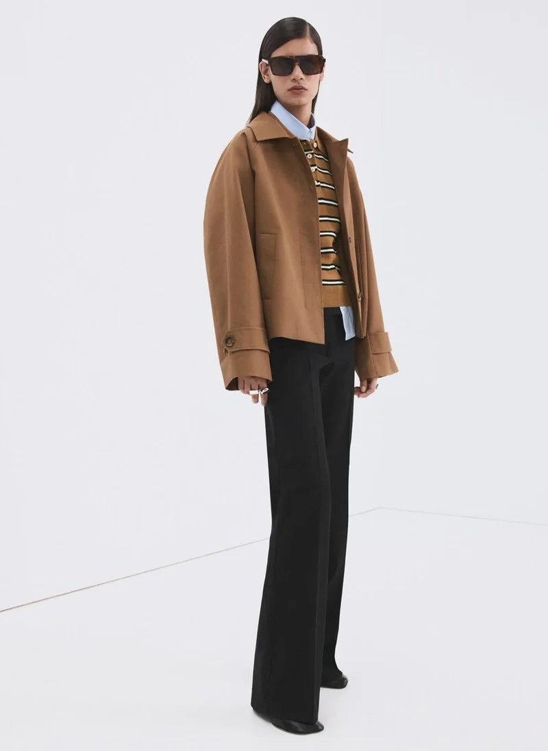 MANGO  Striped polo-neck sweater for Women | Best Price UAE