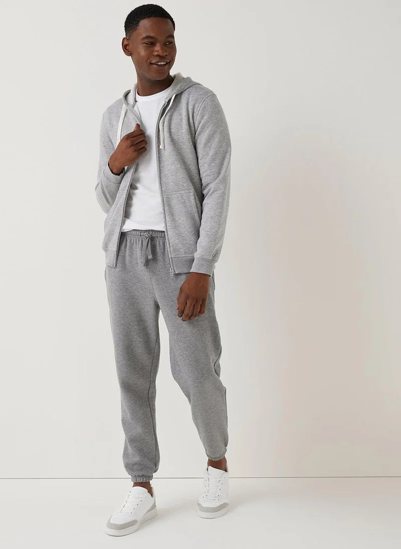Matalan Grey Essential Cuffed Joggers