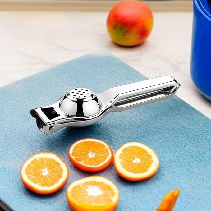 Brunchy Stainless Steel Lemon Squeezer, Masher & Medium Whisk | 3-in-1 Kitchen Tool Set for Everyday Cooking - Image 3
