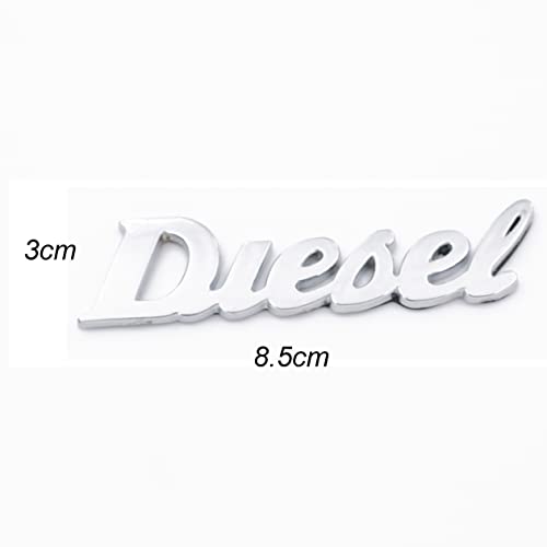 Asraw Car Fuel Tank Sticker - Fuel Tank Logo Emblem Badge Monogram Universal for Car (Diesel 3x8.5cm) - Image 3