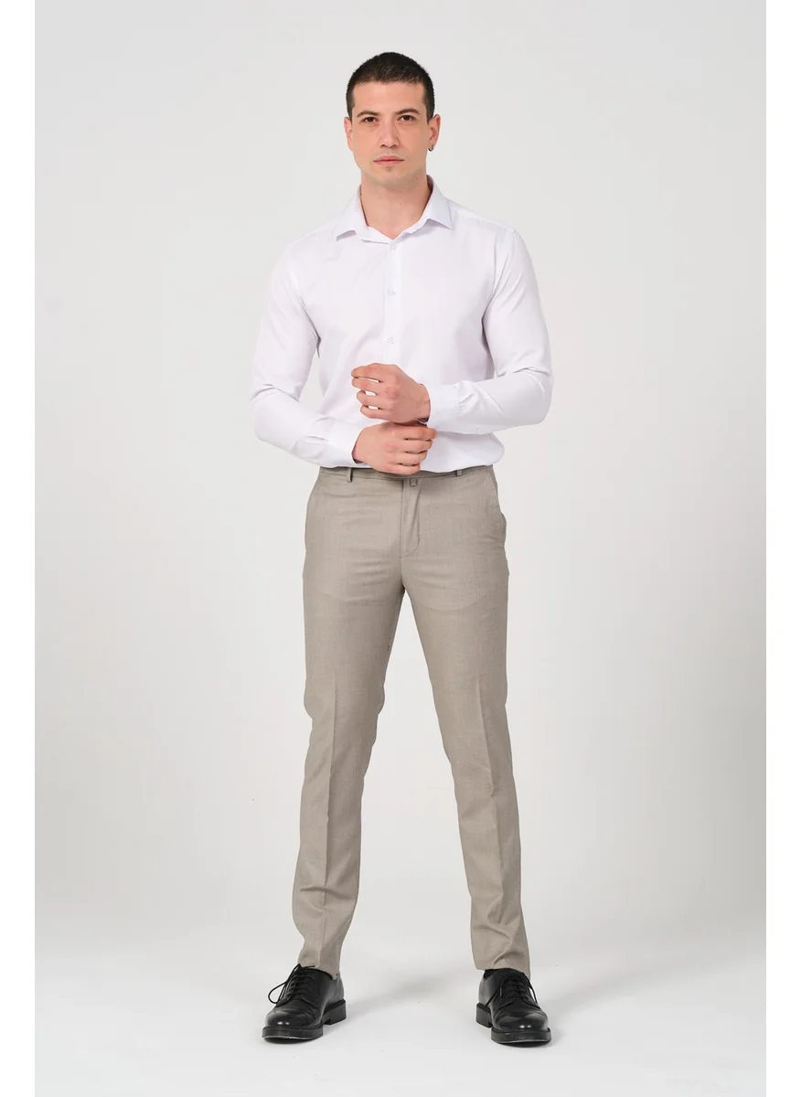 هايمان Slim Fit Men's Fabric Trousers
