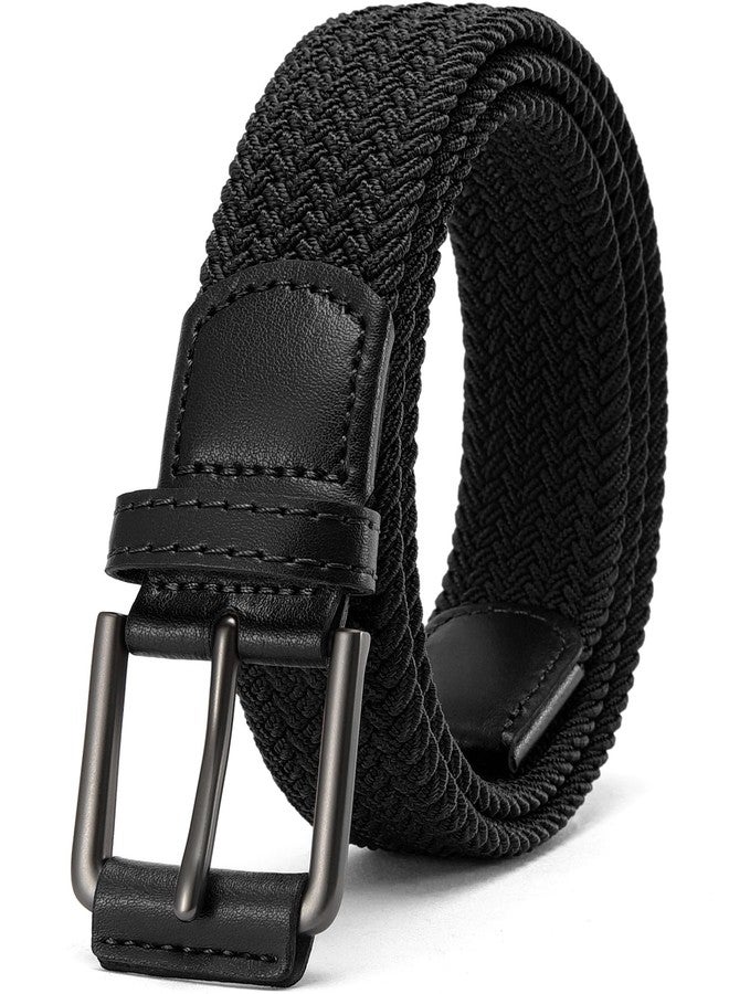 تشاورين حزام تشاورين المطاطي للأولاد - حزام مضفر للأولاد مقاس 1.25 بوصة - تصميم مطاطي مناسب للشباب للعب الجولف والبيسبول - Image 1