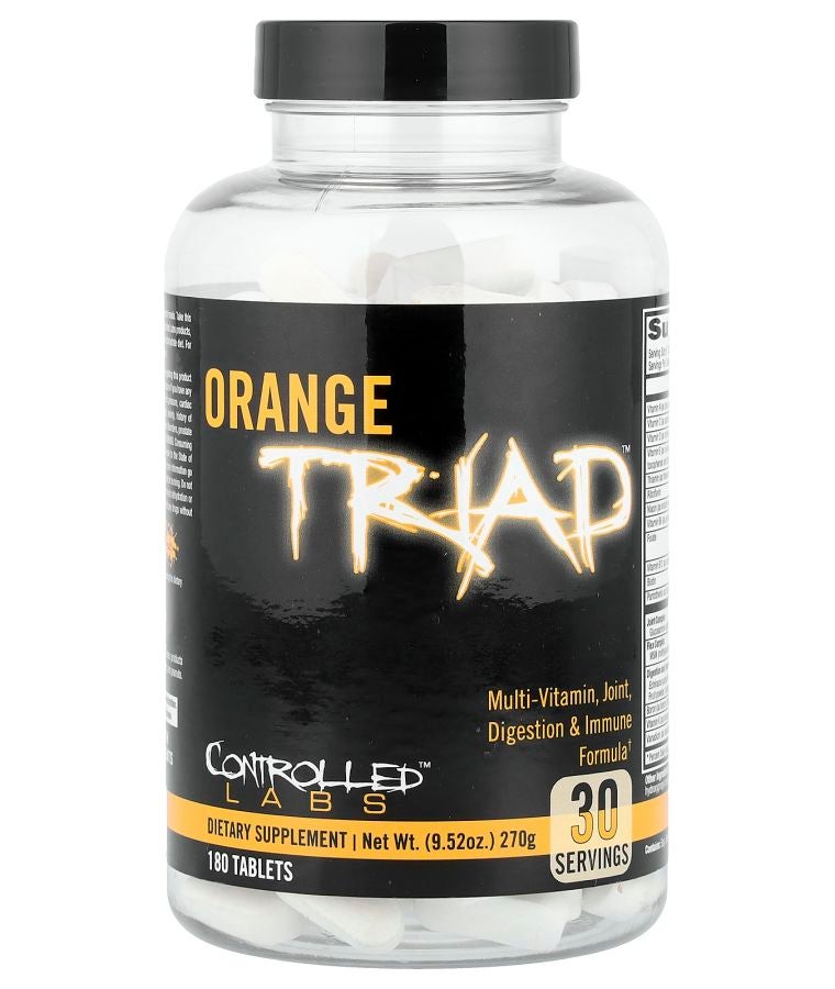controlled labs Orange Triad™ Multi-Vitamin Joint Digestion & Immune Formula 180 Tablets