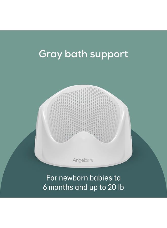 Angelcare Baby Bath Support (Gray) | Ideal for Babies Less Than 6 Months Old - Image 2