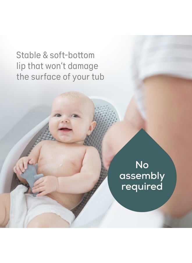 Angelcare Baby Bath Support (Gray) | Ideal for Babies Less Than 6 Months Old - Image 3
