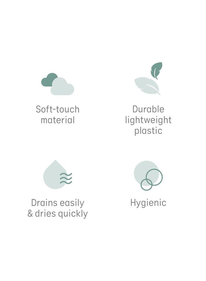 Angelcare Baby Bath Support (Gray) | Ideal for Babies Less Than 6 Months Old - Image 4