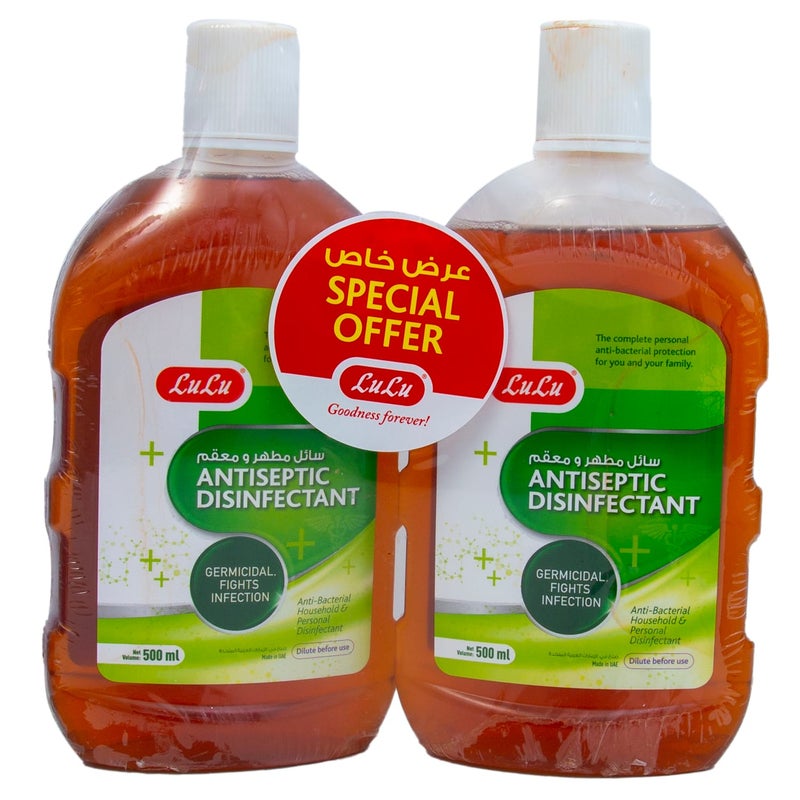 LuLu Antiseptic Disinfectant 2 x 500 ml