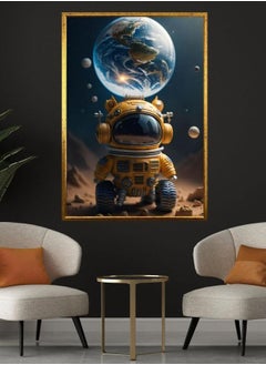 Astronaut Canvas Print, Space Wall Art, Astronaut Poster, Galaxy Art, Space Decor, Gift for Space Lovers