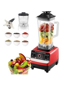 SILVER CREST Heavy Duty Blender Mixer Electric High Speed Juicer Food Processor 2.5L 4500W BPA Free High Power Blenders For Kitchen Stainless Countertop Ice Smoothie Blender  - Image 1
